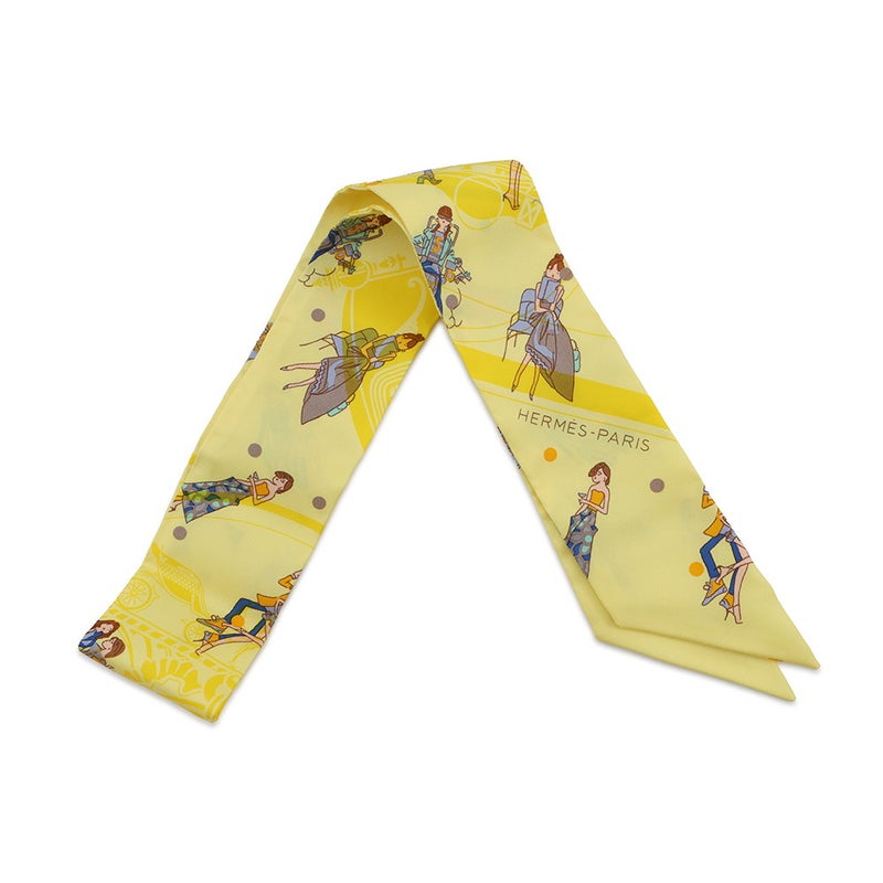エルメス スカーフ ツイリー エクスリブリス・パリジェンヌ Ex-Libris Les Parisiennes HERMES 2020年春夏