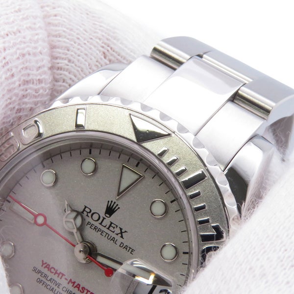 ロレックス ヨットマスター SS/PT950 F番 169622 ROLEX 腕時計 シルバー文字盤