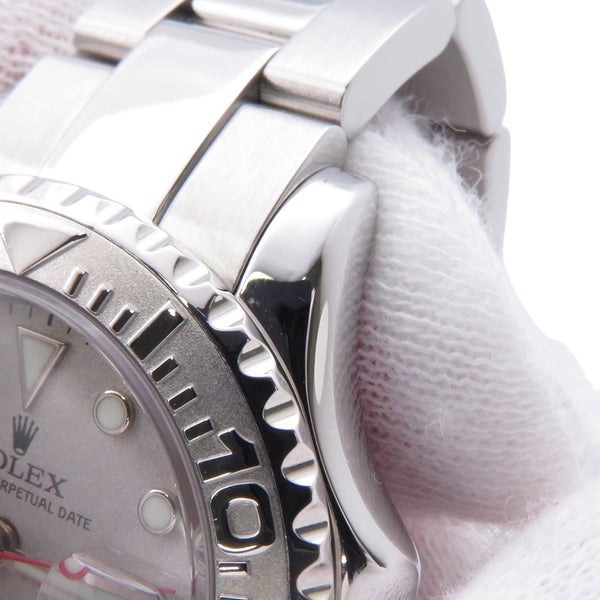 ロレックス ヨットマスター SS/PT950 F番 169622 ROLEX 腕時計 シルバー文字盤