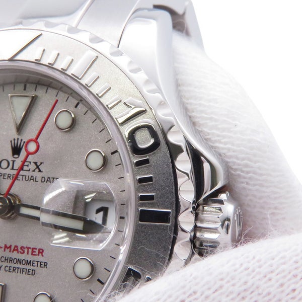 ロレックス ヨットマスター SS/PT950 F番 169622 ROLEX 腕時計 シルバー文字盤
