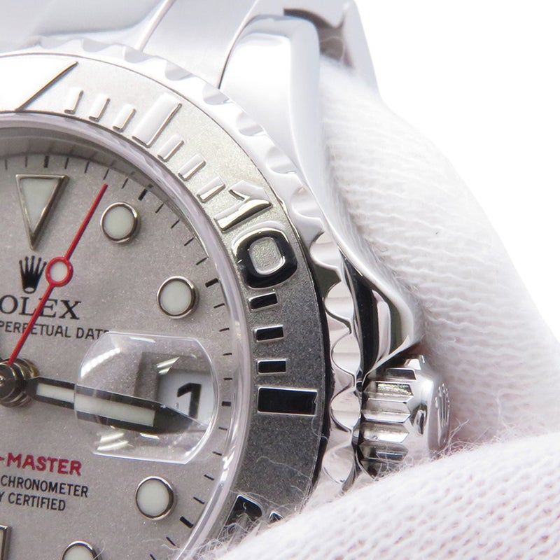 ロレックス ヨットマスター SS/PT950 F番 169622 ROLEX 腕時計 シルバー文字盤