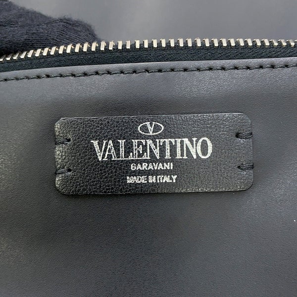 ヴァレンティノガラヴァーニ トートバッグ VLTNロゴ レザー VALENTINO 黒