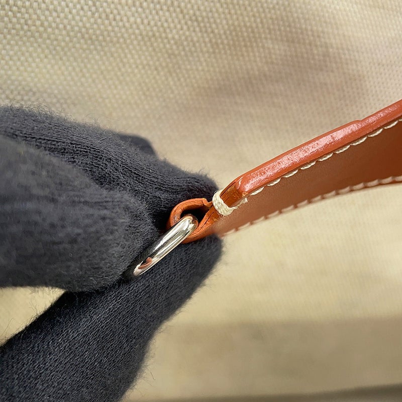 ゴヤール トートバッグ ベルシャスMM PVC レザー GOYARD 黒 ブラウン ヘリンボーン