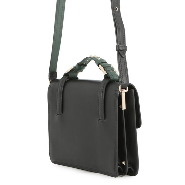 ヴァレンティノ・ガラヴァーニ ショルダーバッグ Cabana スタッズ ミディアム レザー MW2B0165VB2 VALENTINO 黒