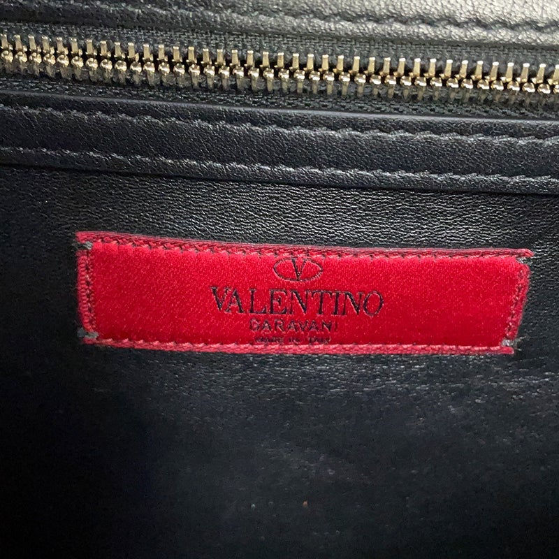 ヴァレンティノ・ガラヴァーニ ショルダーバッグ Cabana スタッズ ミディアム レザー MW2B0165VB2 VALENTINO 黒