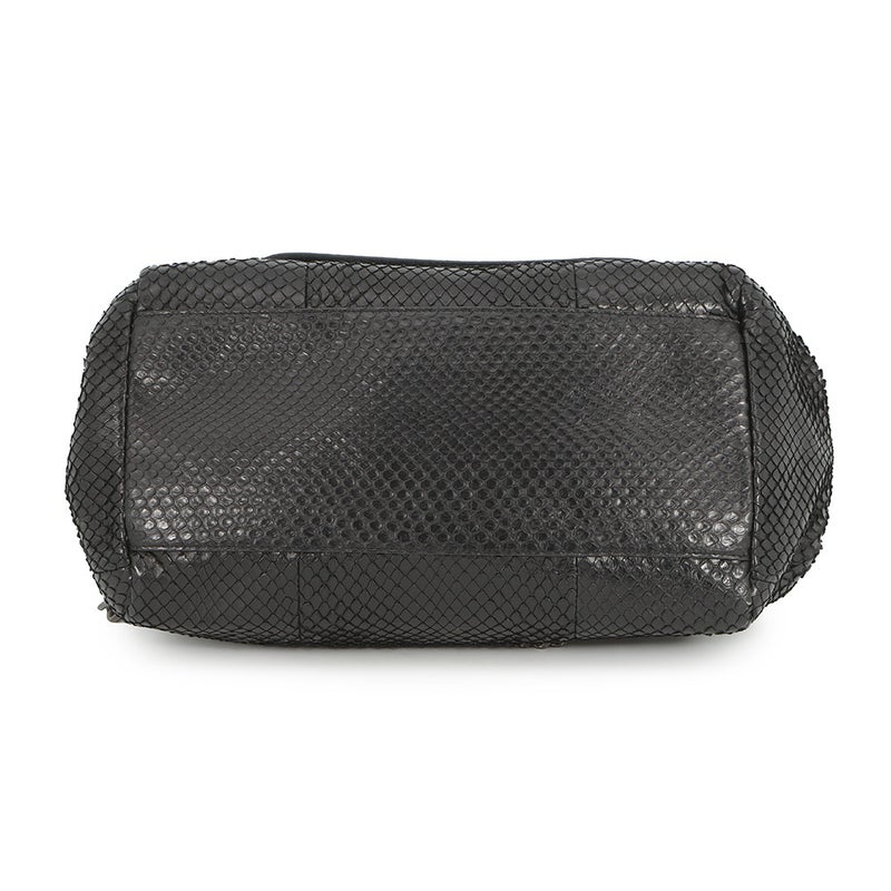 サンローランパリ チェーンショルダーバッグ Nolita ノリータ パイソン SAINT LAURENT PARIS 黒