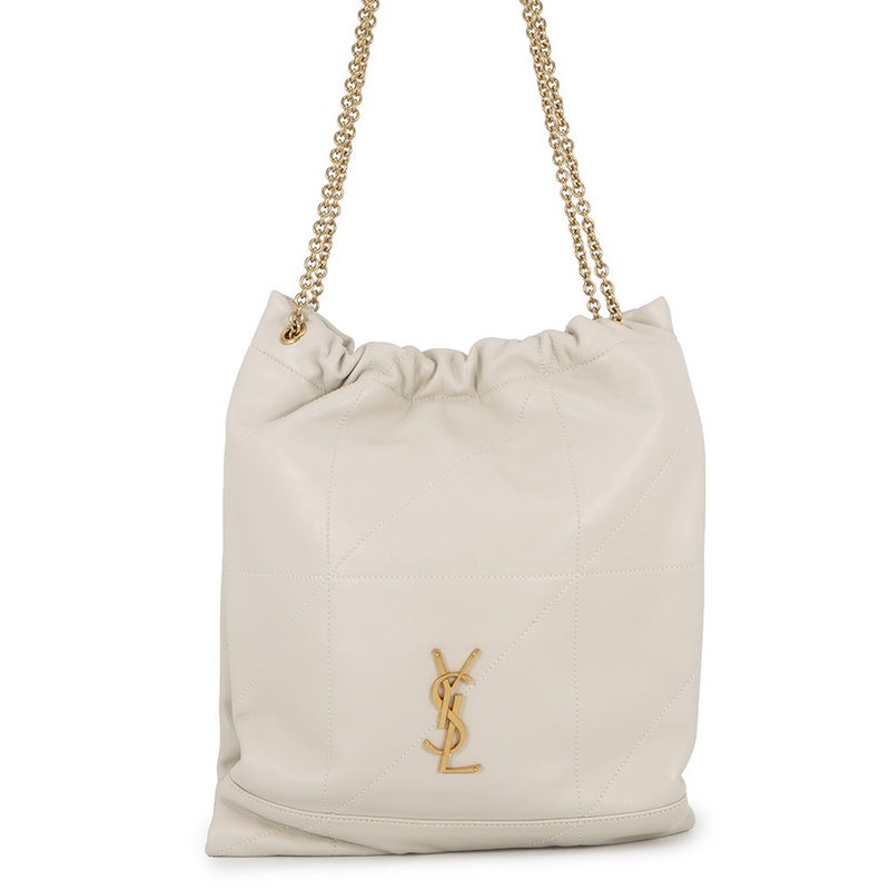 サンローランパリ チェーンショルダーバッグ ジェイミー 4.3 ナッパ レザー 781666AAB329207 SAINT LAURENT PARIS バッグ 白