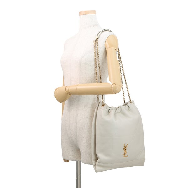 サンローランパリ チェーンショルダーバッグ ジェイミー 4.3 ナッパ レザー 781666AAB329207 SAINT LAURENT PARIS バッグ 白