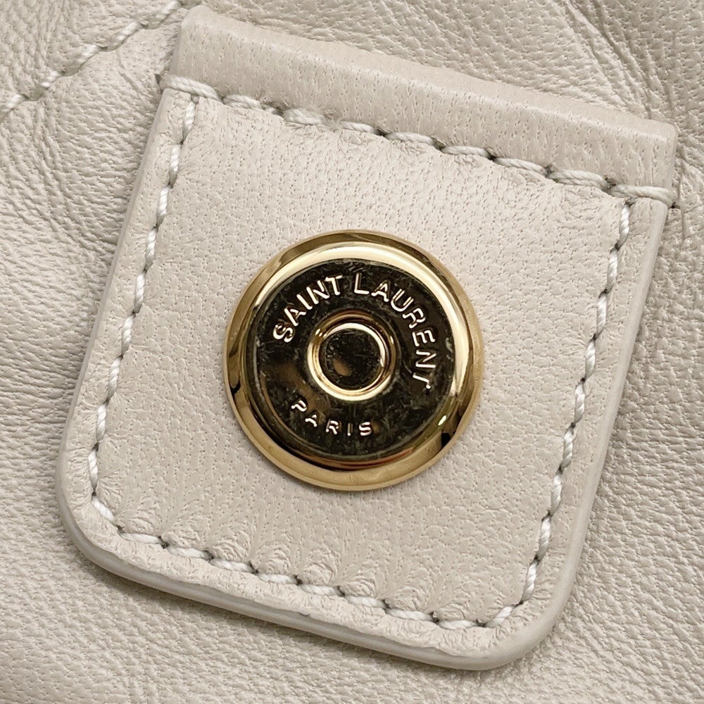 サンローランパリ チェーンショルダーバッグ ジェイミー 4.3 ナッパ レザー 781666AAB329207 SAINT LAURENT PARIS バッグ 白 サンローランパリ チェーンショルダーバッグ ジェイミー 4.3 ナッパ