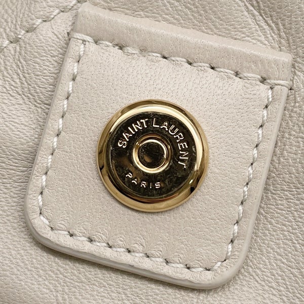 サンローランパリ チェーンショルダーバッグ ジェイミー 4.3 ナッパ レザー 781666AAB329207 SAINT LAURENT PARIS バッグ 白