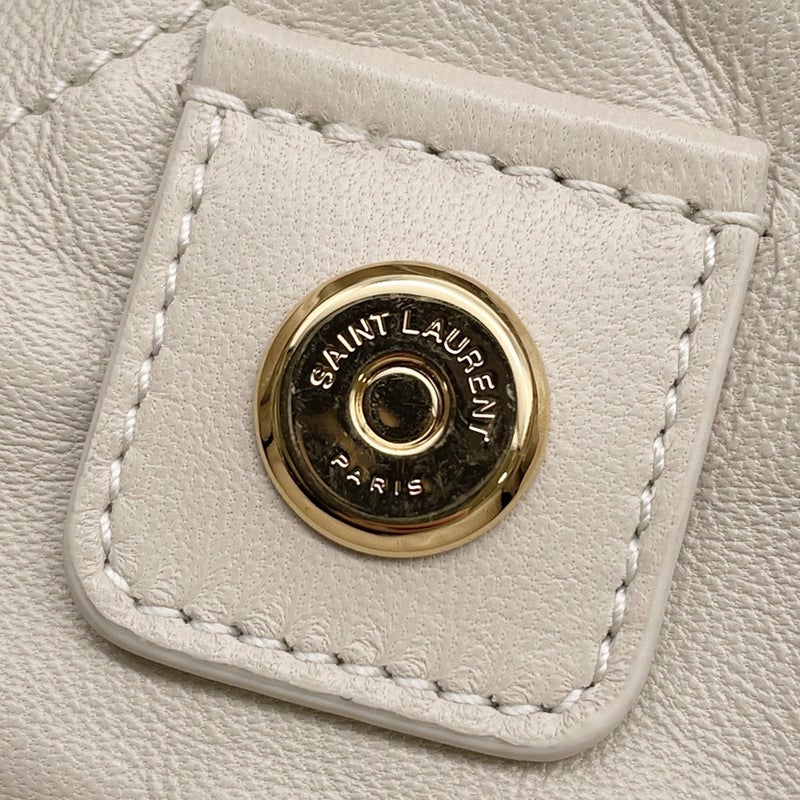 サンローランパリ チェーンショルダーバッグ ジェイミー 4.3 ナッパ レザー 781666AAB329207 SAINT LAURENT PARIS バッグ 白