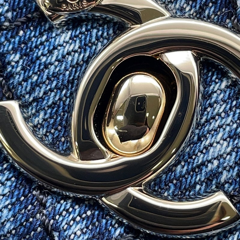 シャネル ハンドバッグ マトラッセ ココマーク ココハンドル ウォッシュドデニム A92990 CHANEL 2wayショルダーバッグ