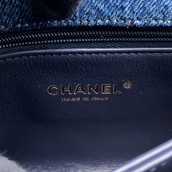 シャネル ハンドバッグ マトラッセ ココマーク ココハンドル ウォッシュドデニム A92990 CHANEL 2wayショルダーバッグ