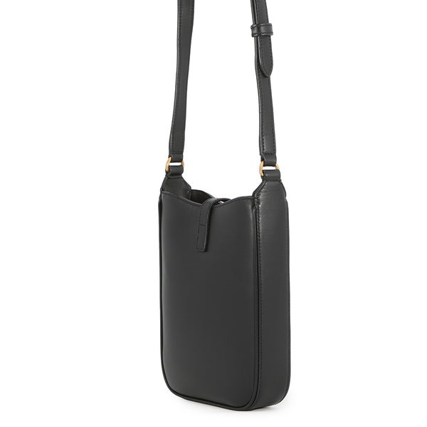 サンローランパリ ショルダーバッグ LE 5 A 7 ミニ バーティカル レザー 735214 SAINT LAURENT PARIS 黒