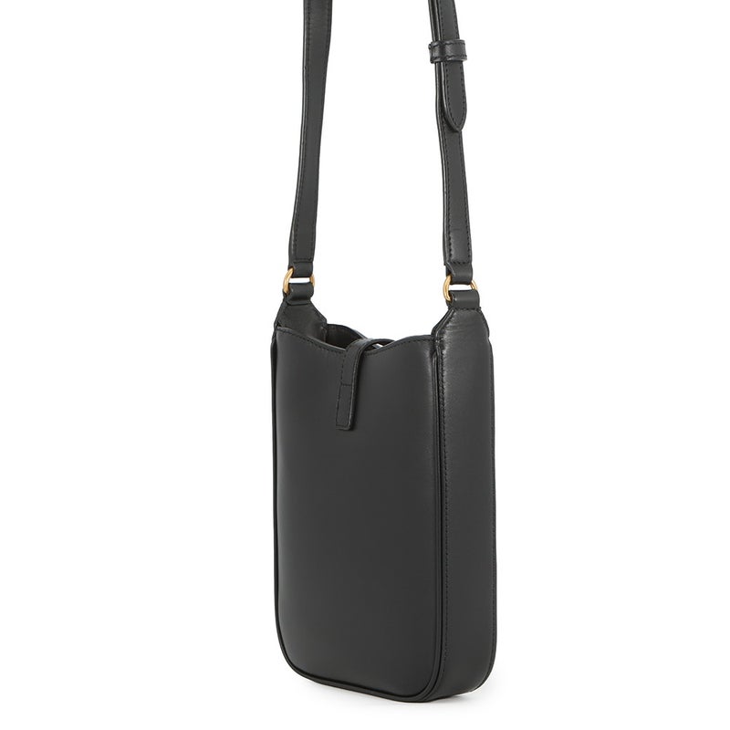 サンローランパリ ショルダーバッグ LE 5 A 7 ミニ バーティカル レザー 735214 SAINT LAURENT PARIS 黒
