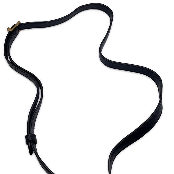 サンローランパリ ショルダーバッグ LE 5 A 7 ミニ バーティカル レザー 735214 SAINT LAURENT PARIS 黒