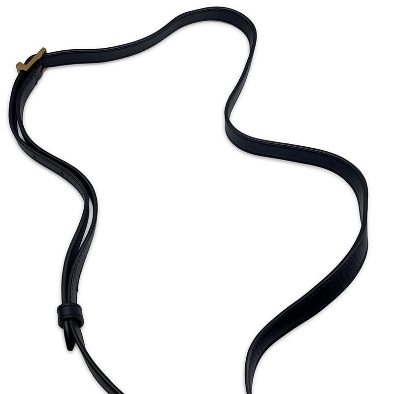 サンローランパリ ショルダーバッグ LE 5 A 7 ミニ バーティカル レザー 735214 SAINT LAURENT PARIS 黒