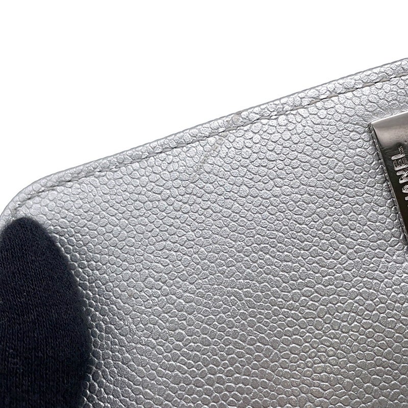 シャネル ハンドバッグ ココマーク トップハンドル マトラッセ キャビアスキン XXS AS2215 2wayショルダー ココハンドル