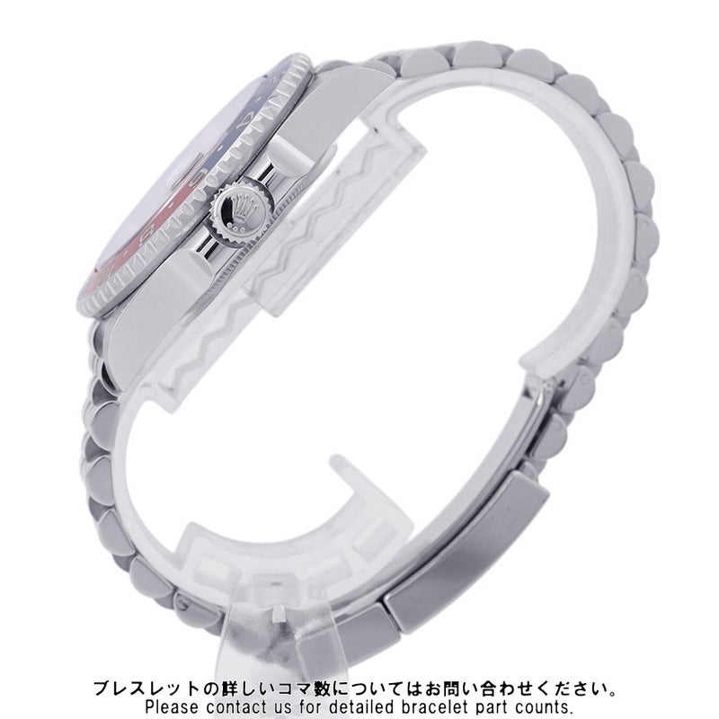 ロレックス GMTマスター2 デイト ランダムシリアル ルーレット 126710BLRO ROLEX 腕時計 黒文字盤
