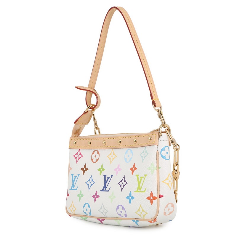 ルイヴィトン ハンドバッグ モノグラム・マルチカラー LV × TM ポシェット･アクセソワール M13404 ポーチ ミニバッグ 2way 村上隆