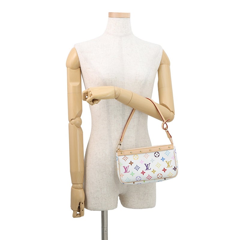 ルイヴィトン ハンドバッグ モノグラム・マルチカラー LV × TM ポシェット･アクセソワール M13404 ポーチ ミニバッグ 2way 村上隆