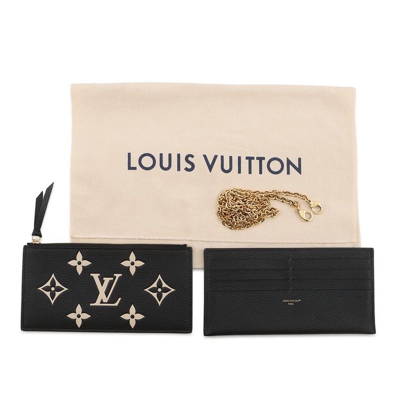 ルイヴィトン チェーンウォレット モノグラム・アンプラント ポシェット・フェリシー M82479 LOUIS VUITTON ヴィトン 財布 黒