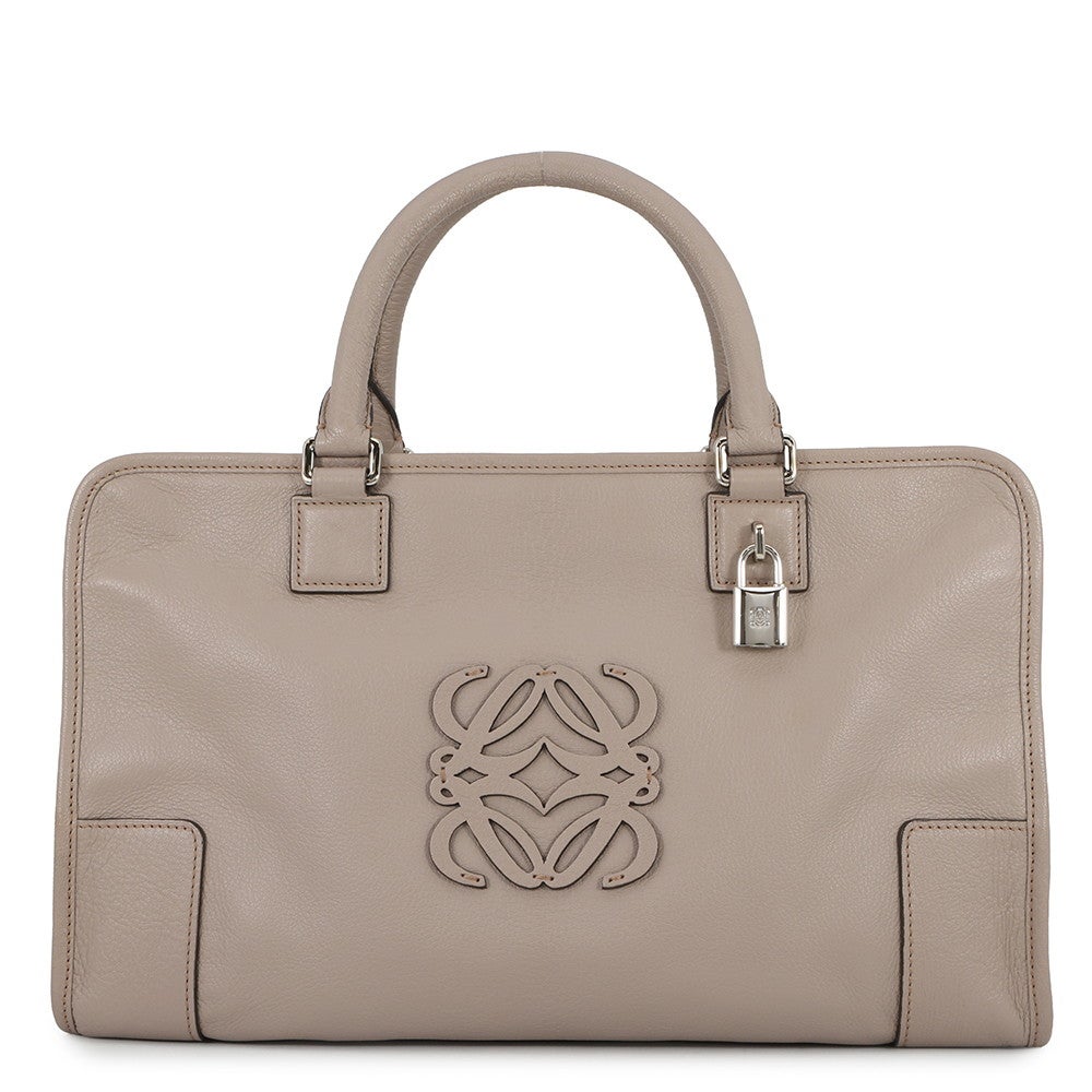 ロエベ アマソナ36 ハンドバッグ クリーム色 バイカラー Loewe ロエベ ハンドバッグ アマソナ36 ゴートスキン 352.95.A22 LOEWE