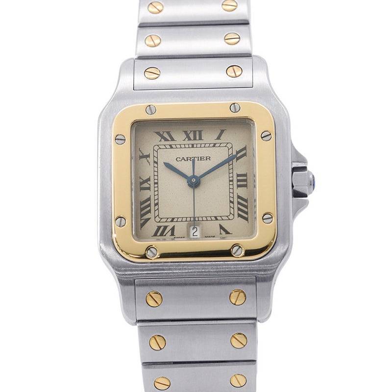 カルティエ サントスガルベ LM W20011C4 Cartier 腕時計 白文字盤