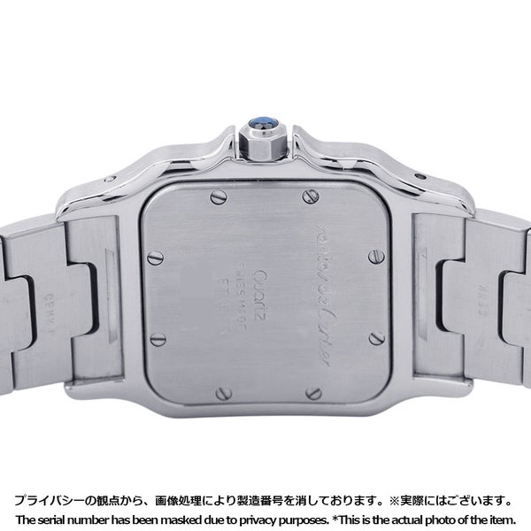 カルティエ サントスガルベ LM W20011C4 Cartier 腕時計 白文字盤