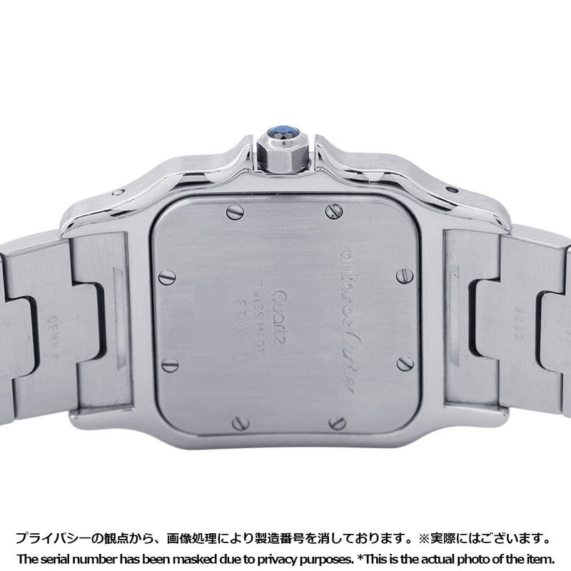 カルティエ サントスガルベ LM W20011C4 Cartier 腕時計 白文字盤