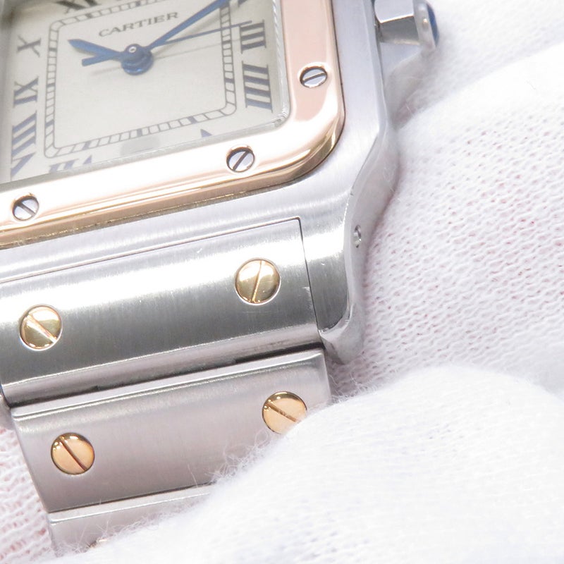 カルティエ サントスガルベ LM W20011C4 Cartier 腕時計 白文字盤