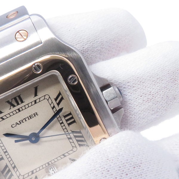 カルティエ サントスガルベ LM W20011C4 Cartier 腕時計 白文字盤