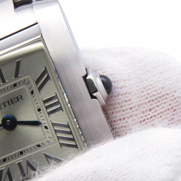 カルティエ タンクフランセーズ SM WSTA0065 Cartier 腕時計 シルバー文字盤 クォーツ