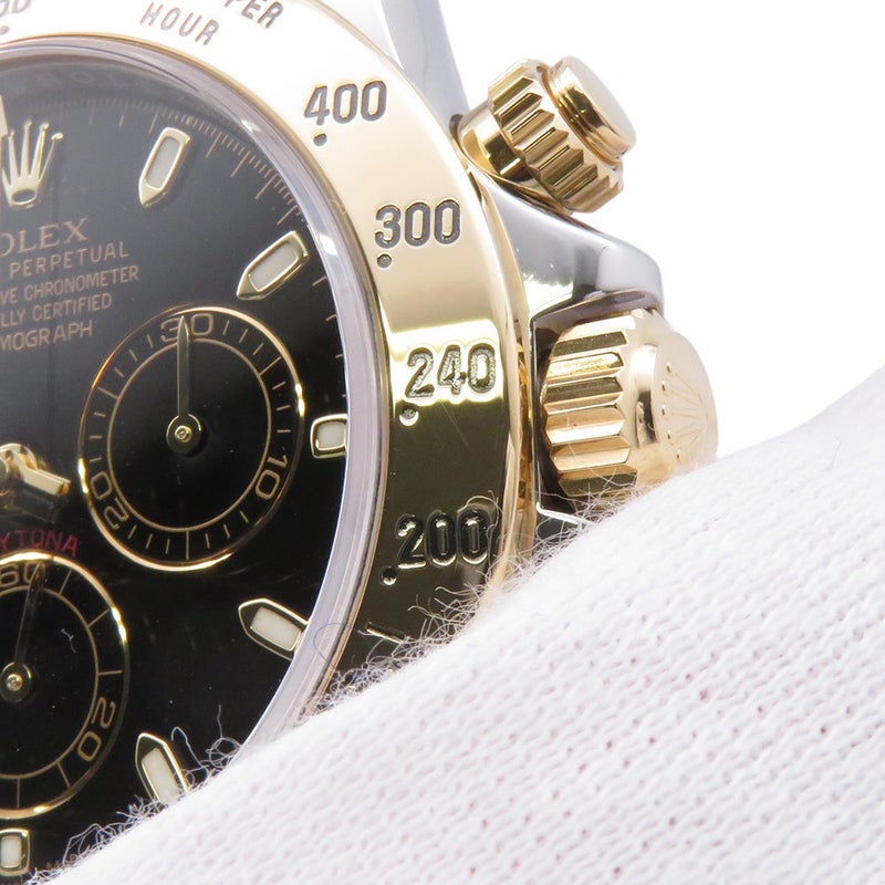 ロレックス コスモグラフ デイトナ コンビ SS/K18YG 116523 ROLEX 腕時計 黒文字盤