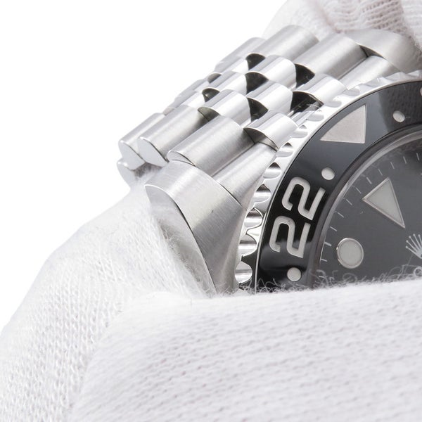 ロレックス GMTマスター2 デイト ランダムシリアル ルーレット 126710BLNR ROLEX 腕時計 黒文字盤