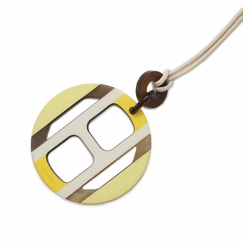 エルメス ネックレス Hエキップ Equipe バッファローホーン HERMES アクセサリー