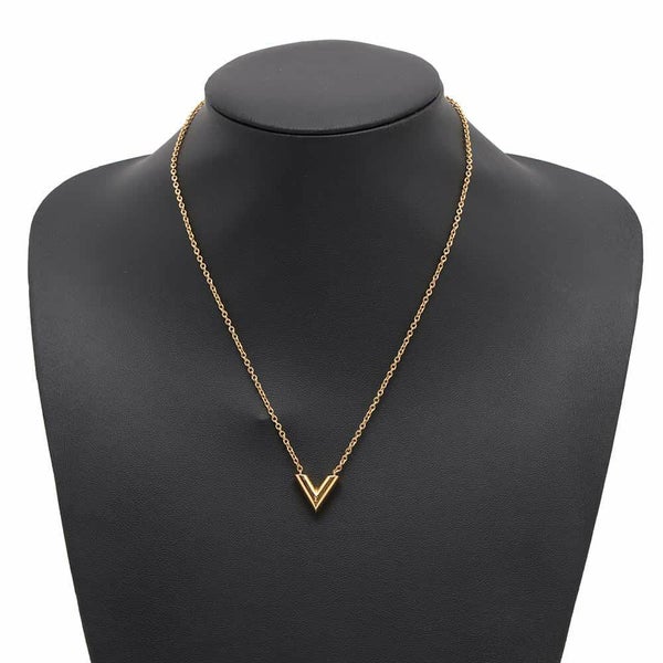 ルイヴィトン ネックレス エセンシャルV M61083 LOUIS VUITTON アクセサリー LVロゴ