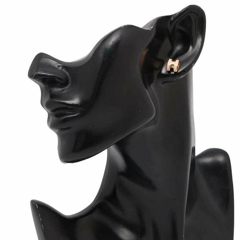 エルメス ピアス ミニ・ポップアッシュ ローズドラジェ/ゴールド金具 HERMES アクセサリー