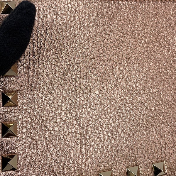 ヴァレンティノ ハンドバッグ ロックスタッズ スモール ラミネートグレインカーフレザー 8W2B0J47FQE VALENTINO 2way