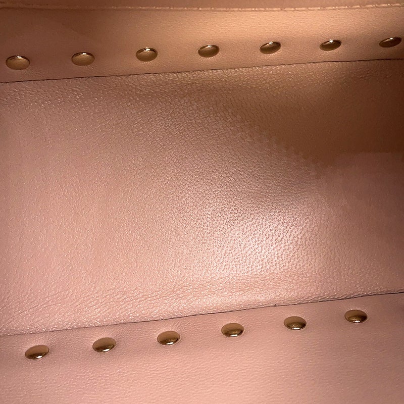 ヴァレンティノ ハンドバッグ ロックスタッズ スモール ラミネートグレインカーフレザー 8W2B0J47FQE VALENTINO 2way