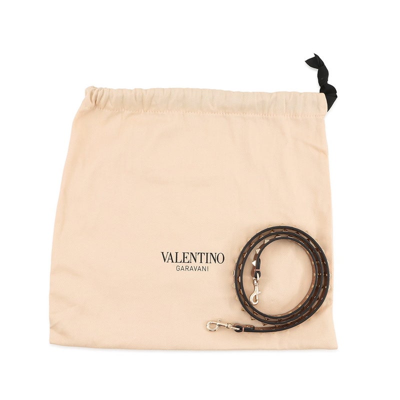 ヴァレンティノ ハンドバッグ ロックスタッズ スモール ラミネートグレインカーフレザー 8W2B0J47FQE VALENTINO 2way