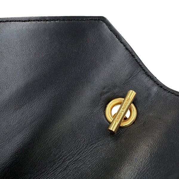サンローランパリ チェーンショルダーバッグ ベイビーチャイ レザー 399289 SAINT LAURENT PARIS 黒