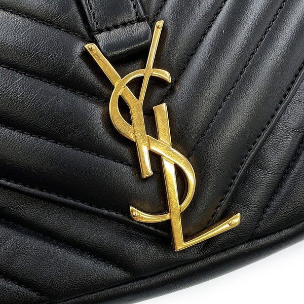 サンローランパリ チェーンショルダーバッグ ベイビーチャイ レザー 399289 SAINT LAURENT PARIS 黒