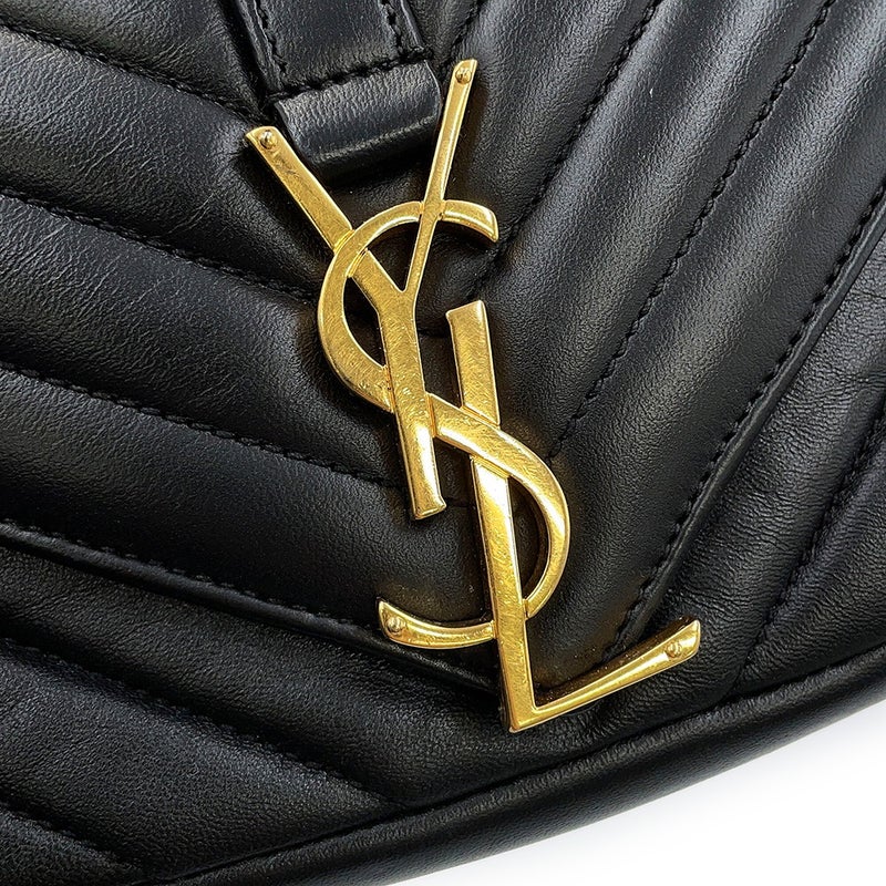 サンローランパリ チェーンショルダーバッグ ベイビーチャイ レザー 399289 SAINT LAURENT PARIS 黒