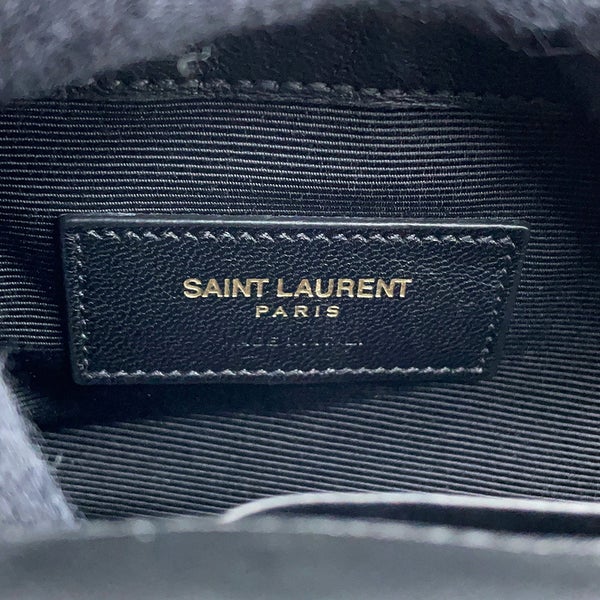 サンローランパリ チェーンショルダーバッグ ベイビーチャイ レザー 399289 SAINT LAURENT PARIS 黒