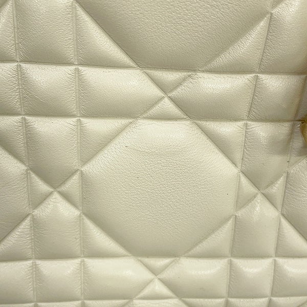 ディオール ハンドバッグ カナージュ レディ95.22 ミディアム カーフレザー M0699OVJX 2way 白