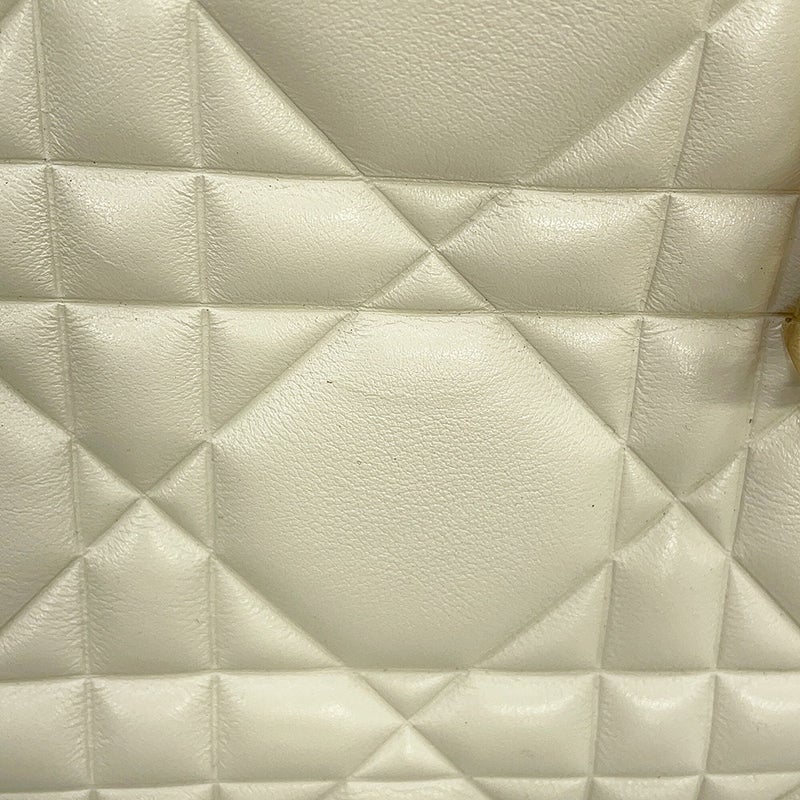 ディオール ハンドバッグ カナージュ レディ95.22 ミディアム カーフレザー M0699OVJX 2way 白