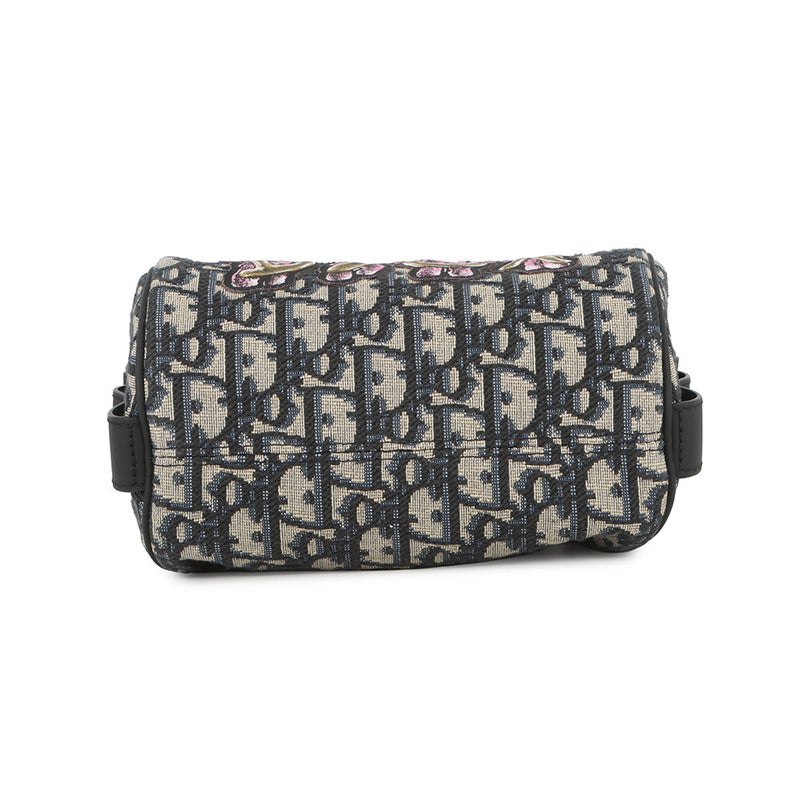 クリスチャン・ディオール ショルダーバッグ オブリーク ラビット キッズ ミニ ローラー M9916SNHO Christian Dior 黒