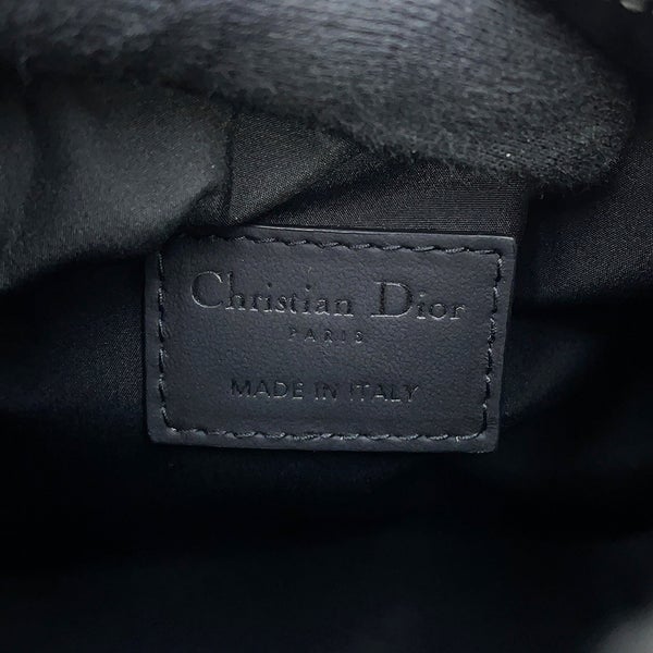クリスチャン・ディオール ショルダーバッグ オブリーク ラビット キッズ ミニ ローラー M9916SNHO Christian Dior 黒