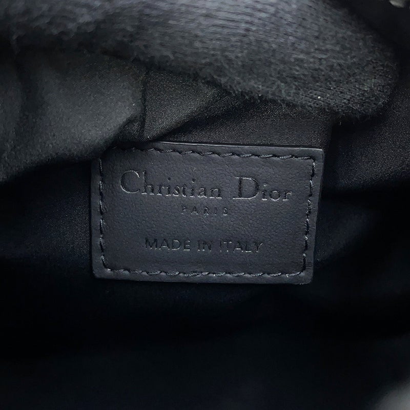 クリスチャン・ディオール ショルダーバッグ オブリーク ラビット キッズ ミニ ローラー M9916SNHO Christian Dior 黒